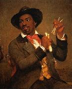 William Sidney Mount The Bone Player oil painting
